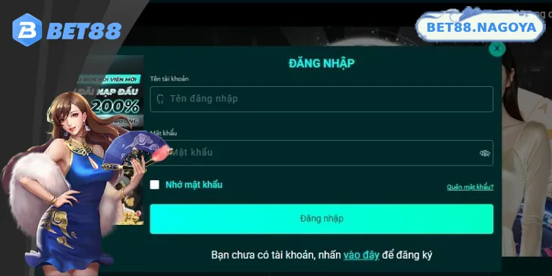 Cách lấy lại mật khẩu đăng nhập Bet88